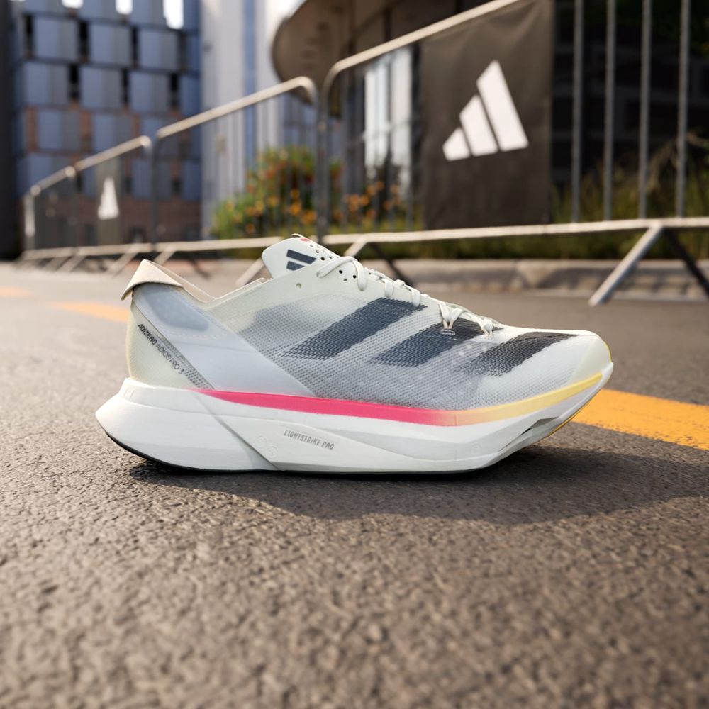 Chaussure Running Adidas Adizero Adios Pro 3 M Blanche Noir Rose Femme | PTH-74190731