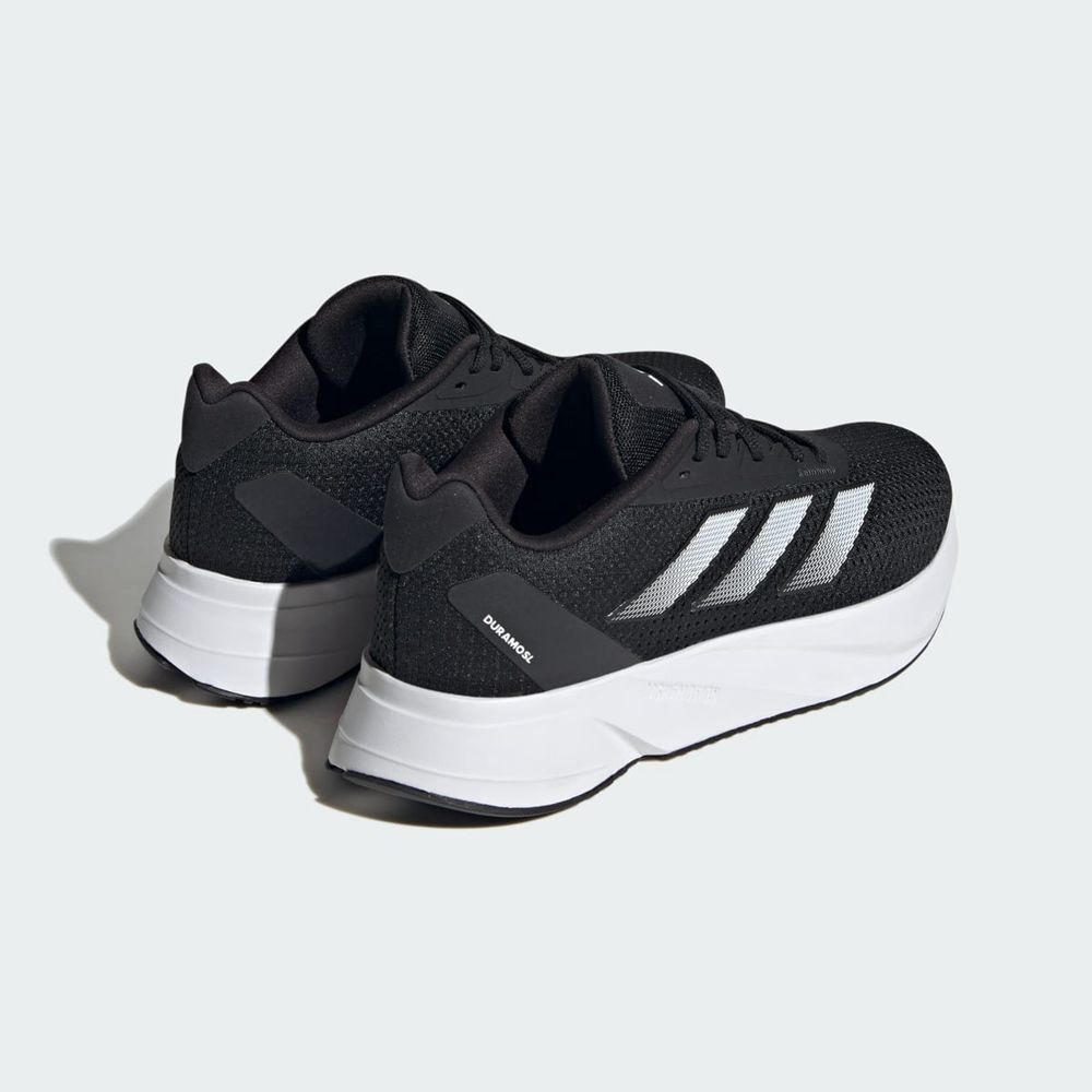 Chaussure Running Adidas Duramo SL Noir Blanche Grise Femme | WMQ-21577368