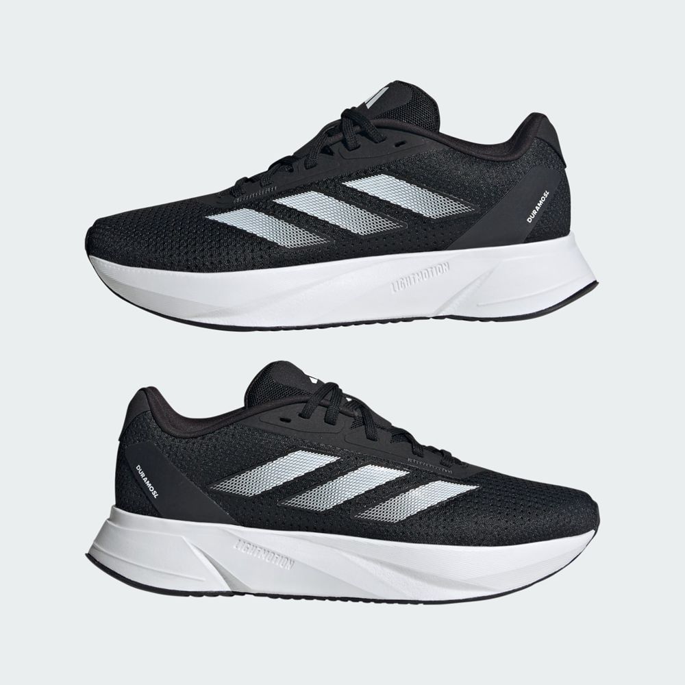 Chaussure Running Adidas Duramo SL Noir Blanche Grise Femme | WMQ-21577368