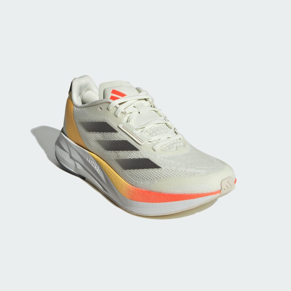 Chaussure Running Adidas Duramo Speed Blanche Grise Jaune Femme | KZB-45179293