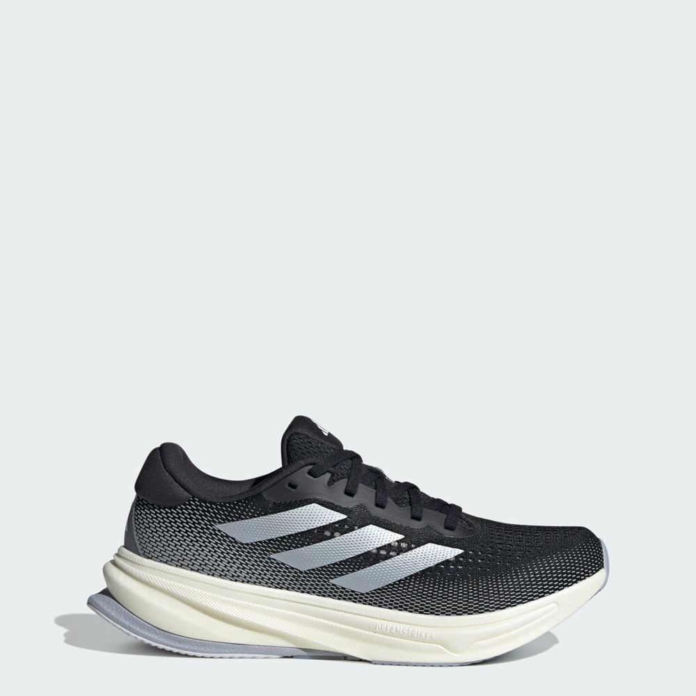 Chaussure Running Adidas Supernova Rise Wide Noir Argent Grise Femme | NKU-48436063