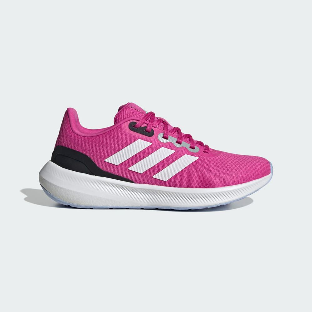 Chaussure Running Adidas Runfalcon Wide 3 Rose Bleu Blanche Femme | PTZ-01500467