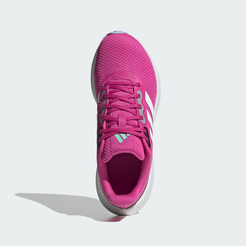 Chaussure Running Adidas Runfalcon Wide 3 Rose Bleu Blanche Femme | PTZ-01500467