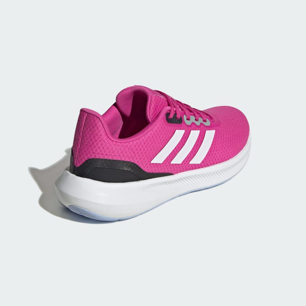 Chaussure Running Adidas Runfalcon Wide 3 Rose Bleu Blanche Femme | PTZ-01500467