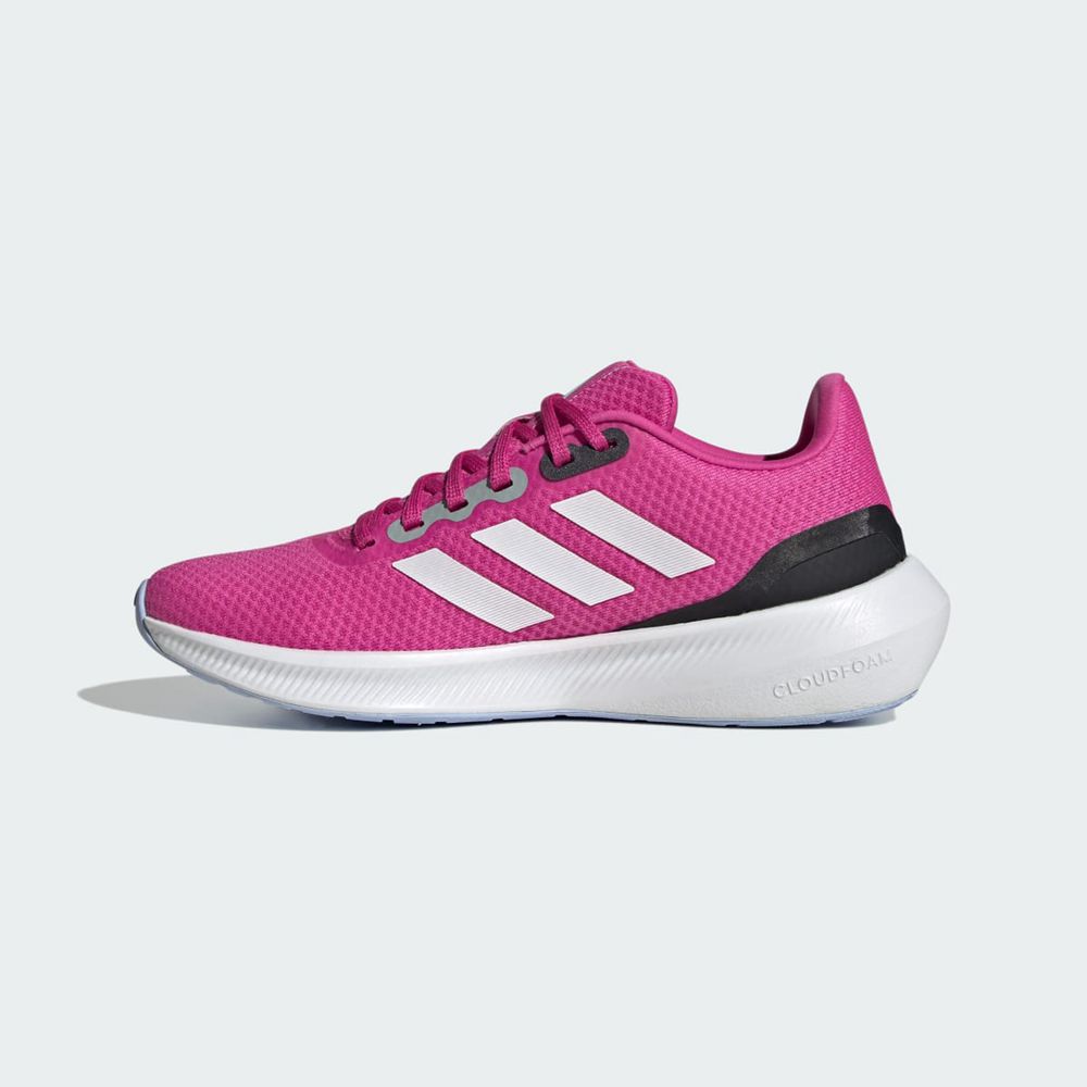 Chaussure Running Adidas Runfalcon Wide 3 Rose Bleu Blanche Femme | PTZ-01500467