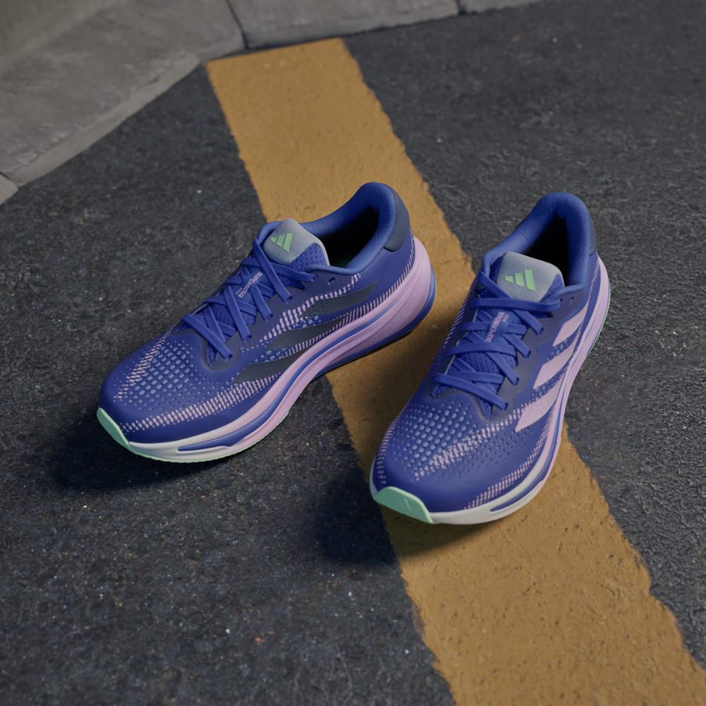 Chaussure Running Adidas Supernova Rise Bleu Violette Vert Femme | JJH-02678778