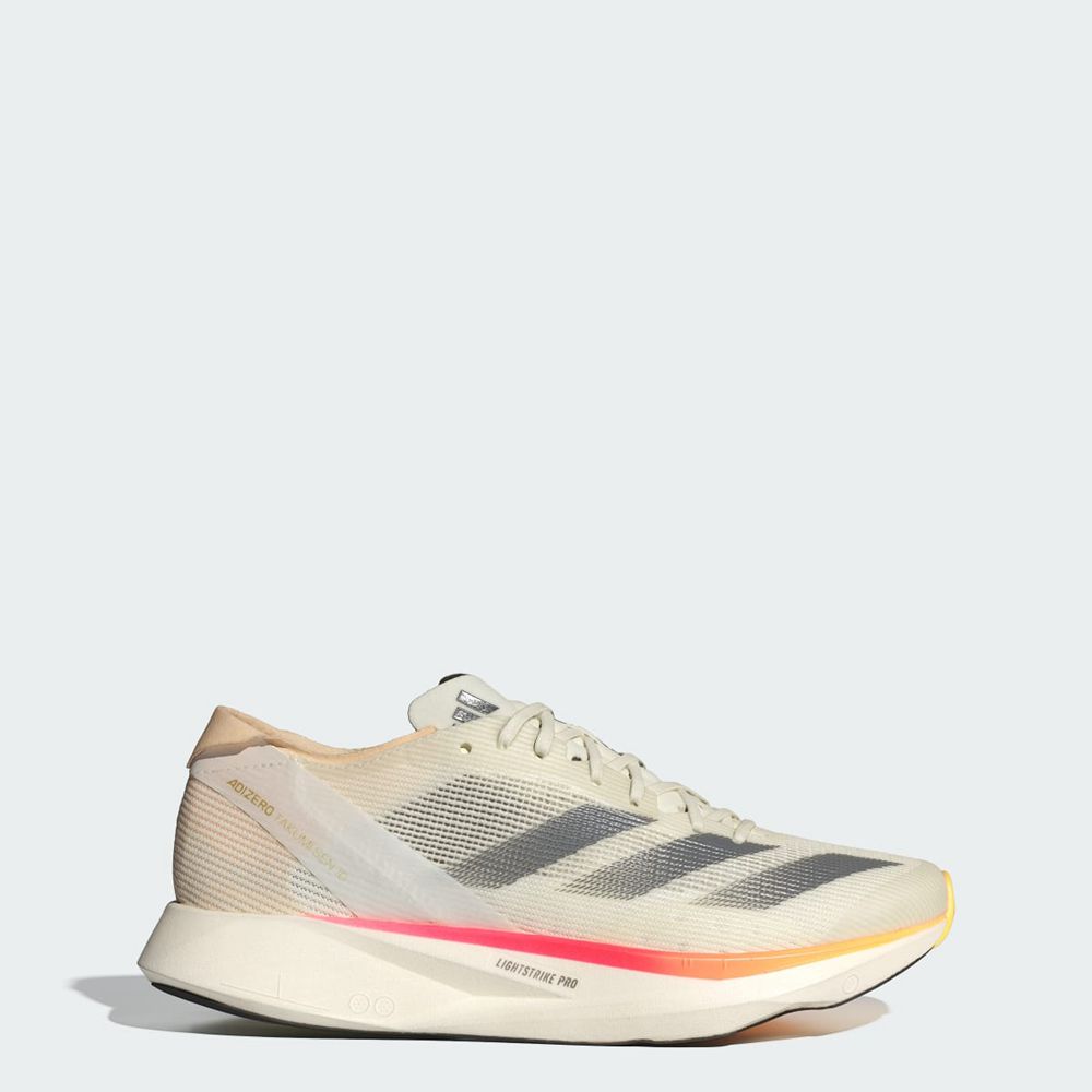 Chaussure Running Adidas Adizero Takumi Sen 10 W Blanche Grise Femme | VAU-04432344