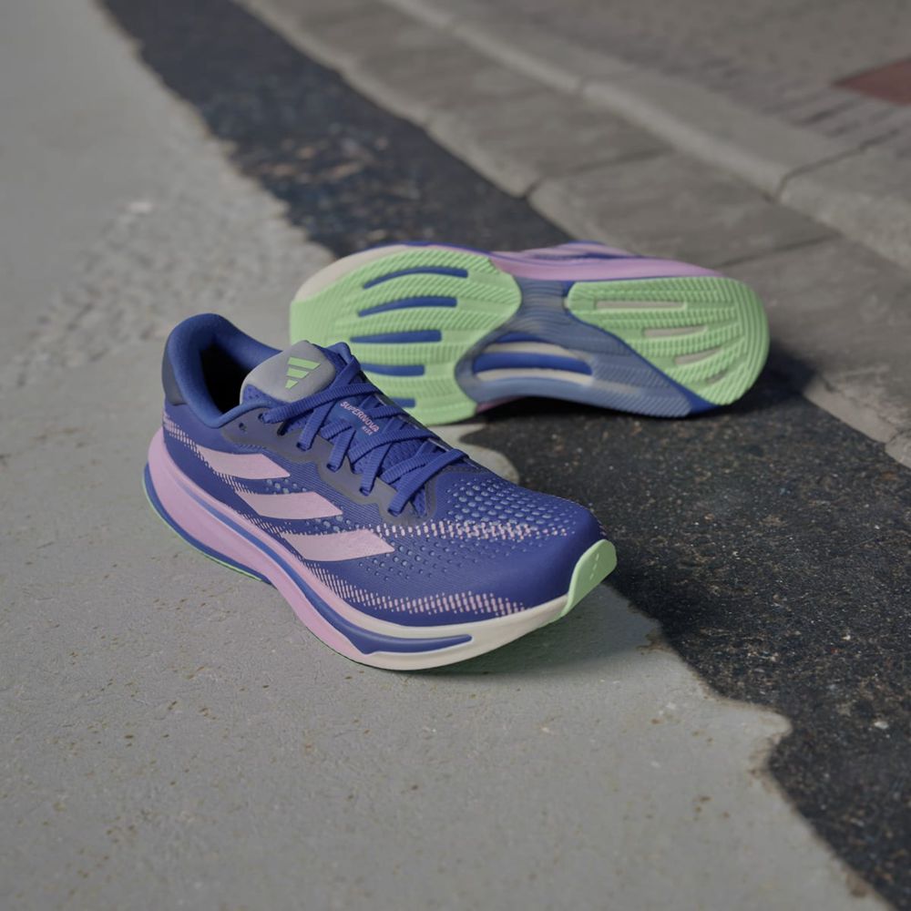 Chaussure Running Adidas Supernova Rise Bleu Violette Vert Femme | JJH-02678778