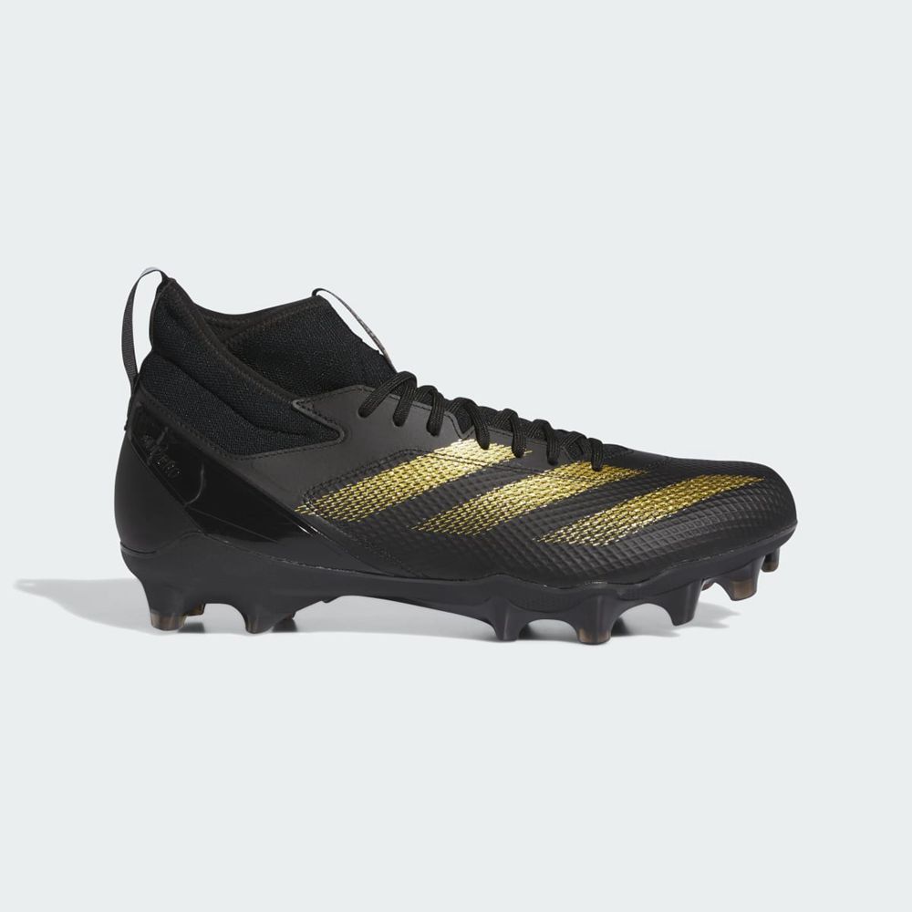 Chaussure de Foot Adidas Adizero Impact Noir Doré Femme | TUE-71241473