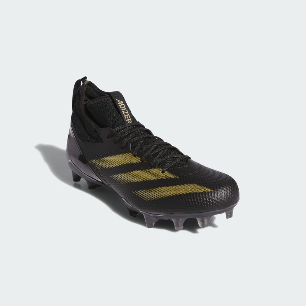 Chaussure de Foot Adidas Adizero Impact Noir Doré Femme | TUE-71241473