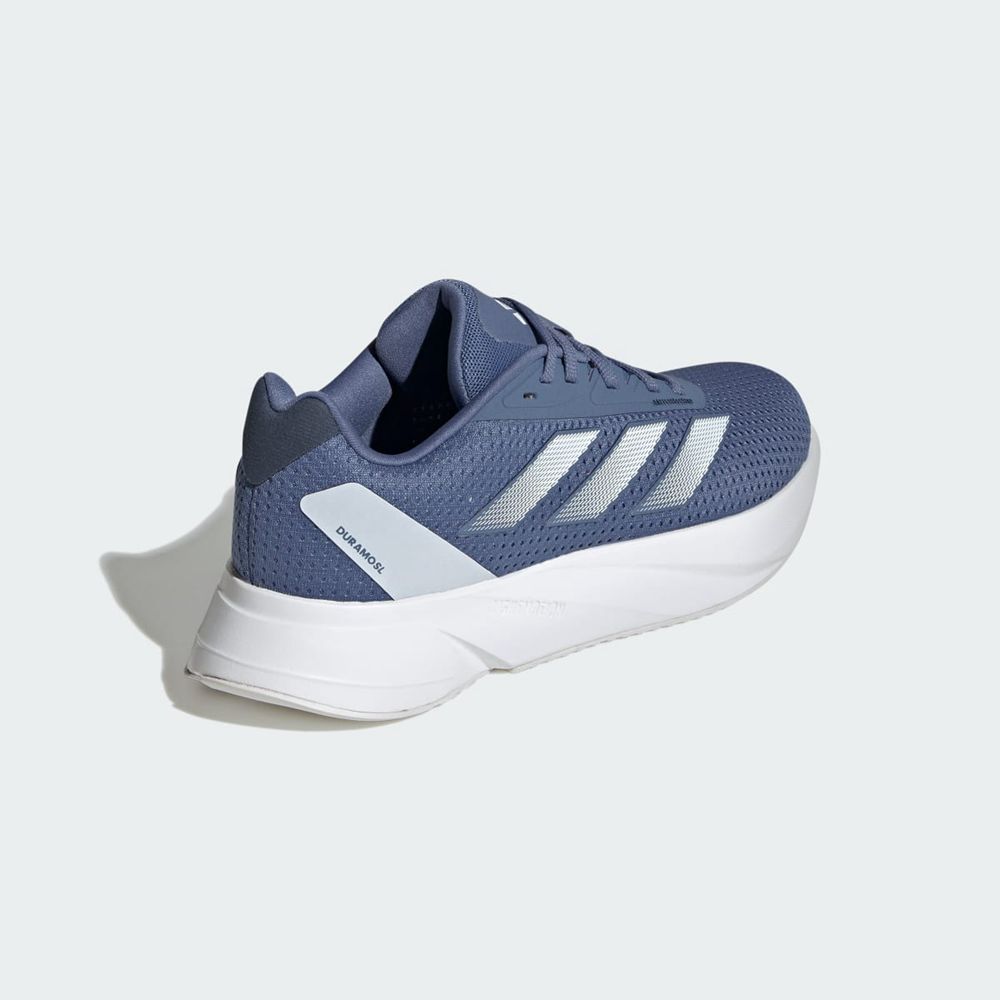 Chaussure Running Adidas Duramo SL Bleu Blanche Grise Femme | SEF-32954971