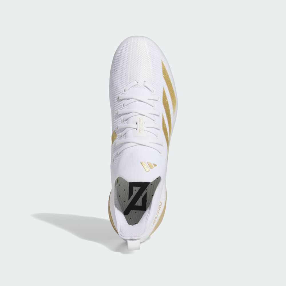 Chaussure de Foot Adidas Adizero Electric+ Blanche Doré Femme | MJN-93511278