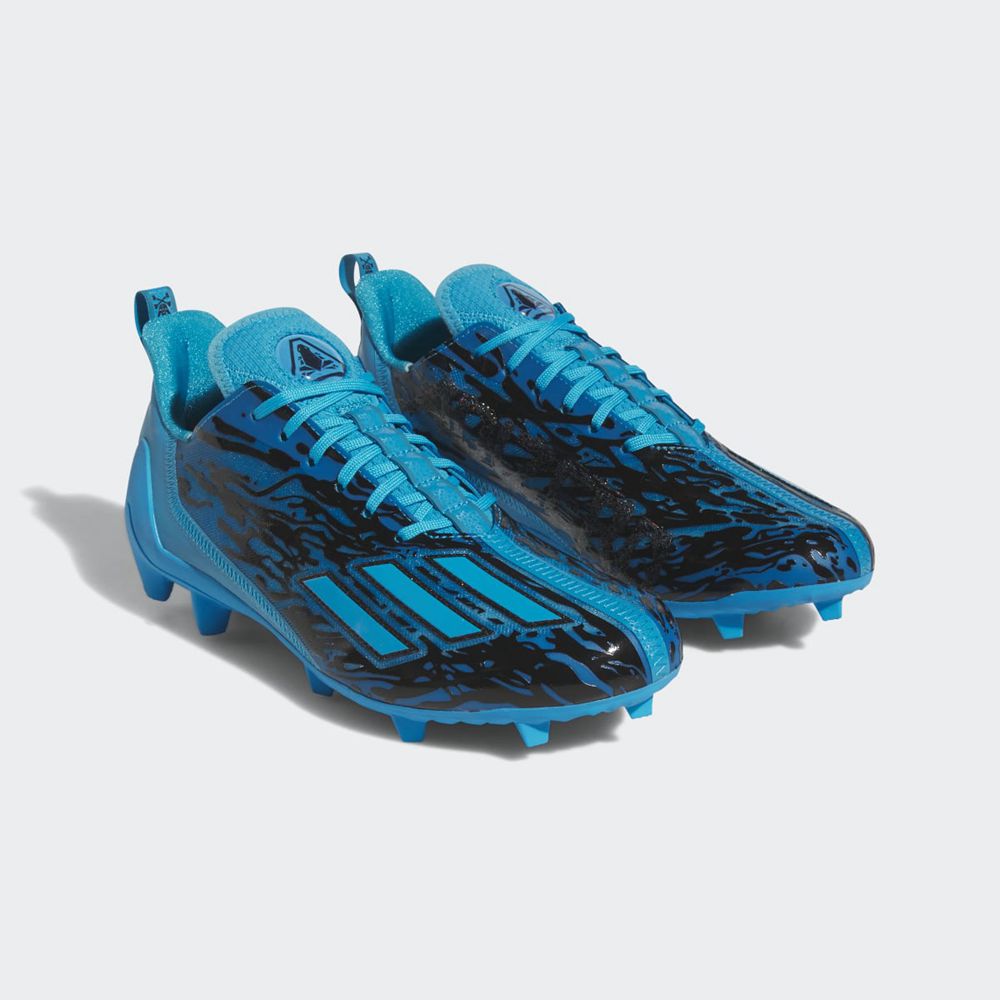 Chaussure de Foot Adidas Adizero 12.0 Poison Bleu Noir Femme | KOT-19897827