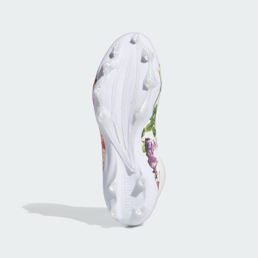 Chaussure de Foot Adidas Adizero Chaos Speed Coronation Blanche Doré Femme | VLI-14756347