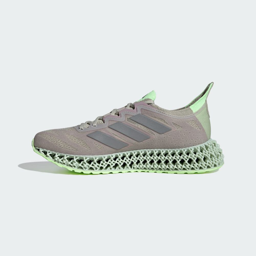 Chaussure Running Adidas 4DFWD 3 W Grise Argent Vert Femme | MHY-15047387