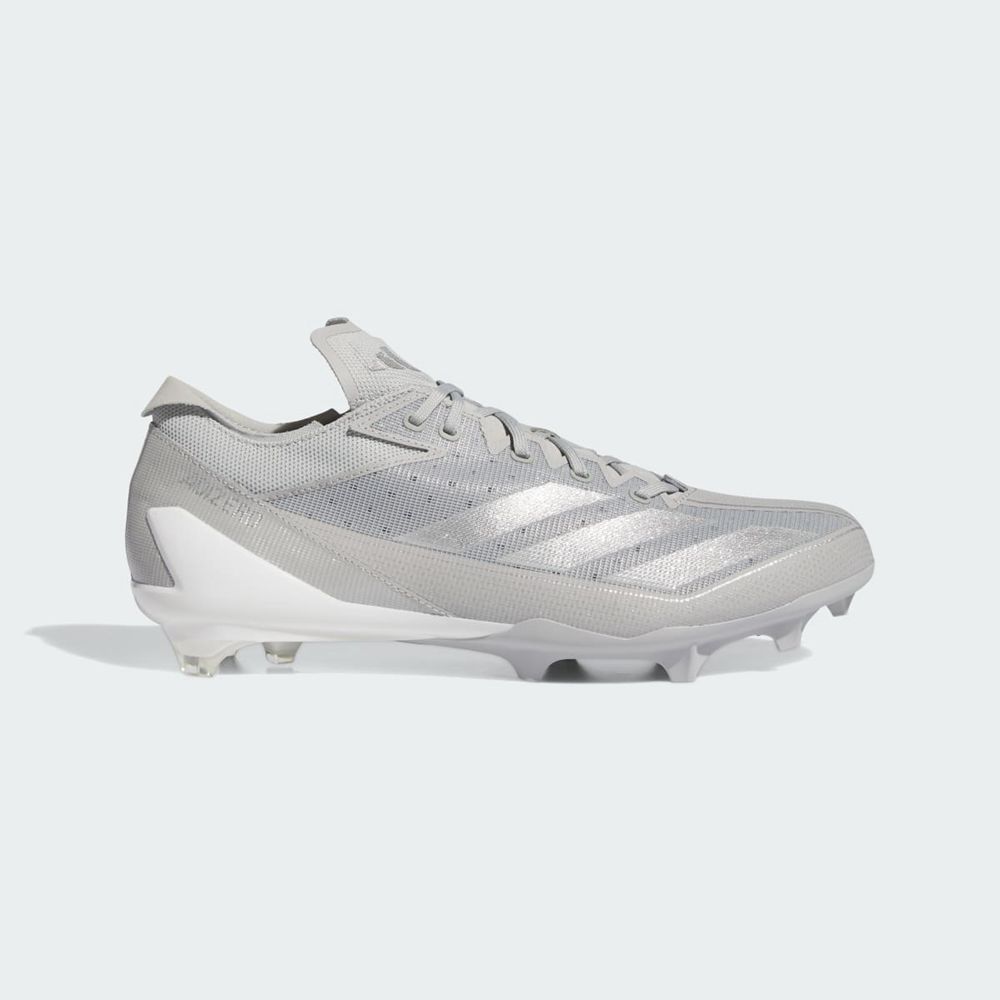 Chaussure de Foot Adidas Adizero Electric Grise Argent Blanche Femme | ERJ-06176929