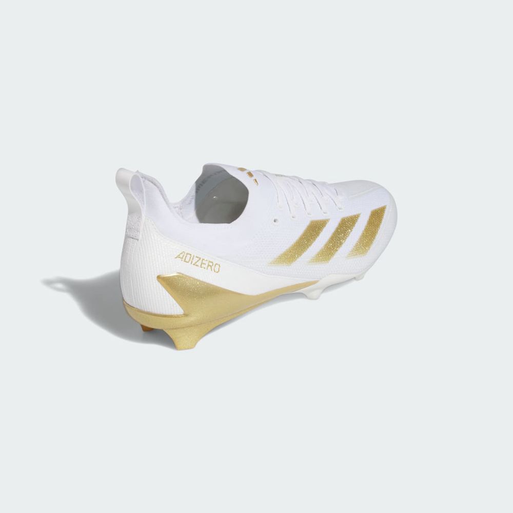 Chaussure de Foot Adidas Adizero Electric+ Blanche Doré Femme | MJN-93511278