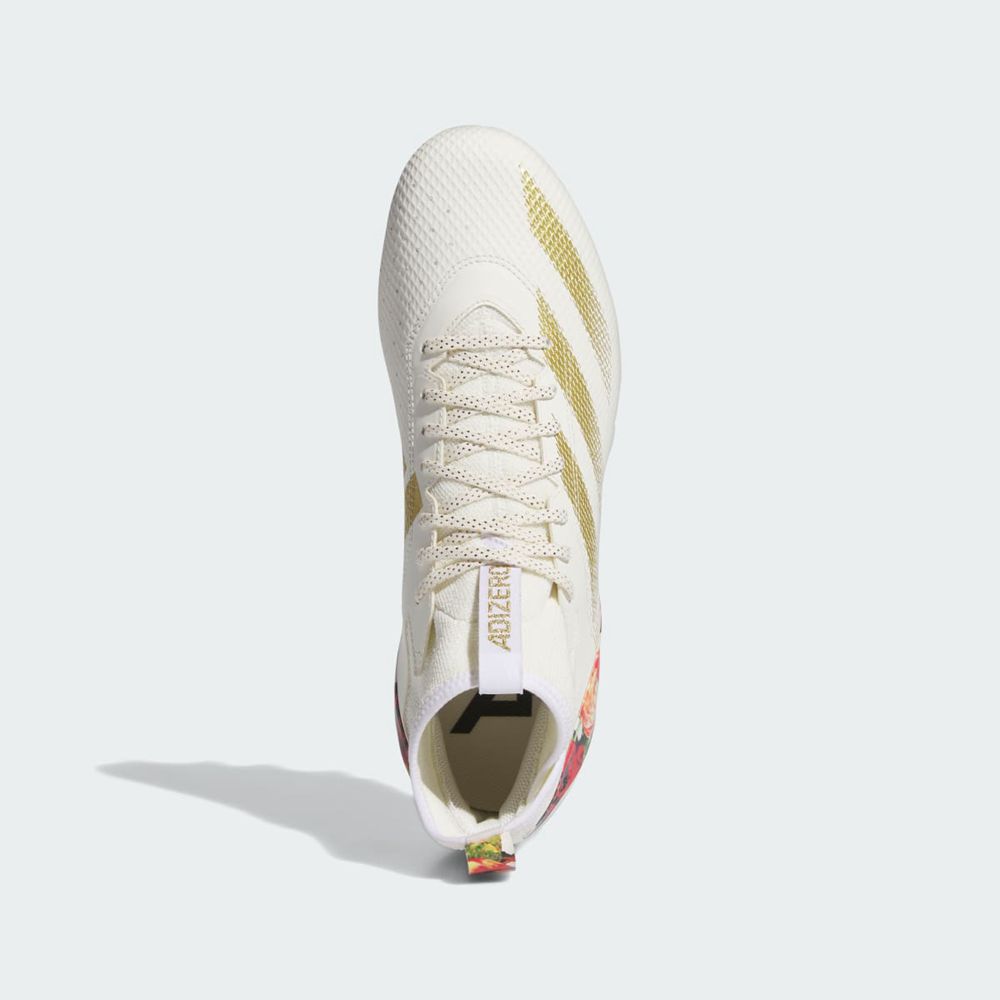 Chaussure de Foot Adidas Adizero Impact Speed Coronation Blanche Doré Femme | TNH-28621216