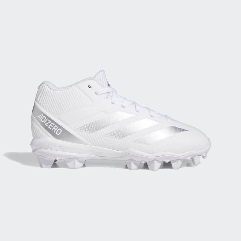 Chaussure de Foot Adidas Adizero Impact.2 Molded Blanche Argent Femme | SMK-57432349