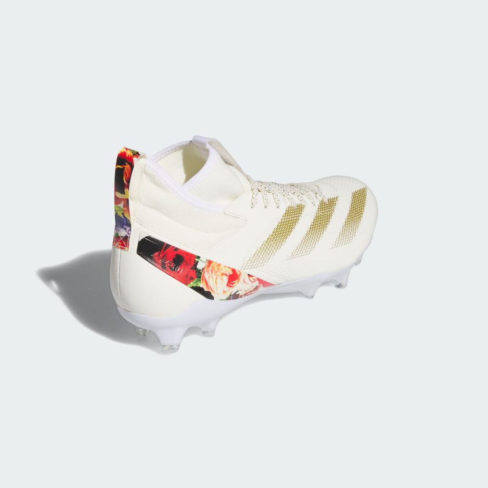 Chaussure de Foot Adidas Adizero Impact Speed Coronation Blanche Doré Femme | TNH-28621216