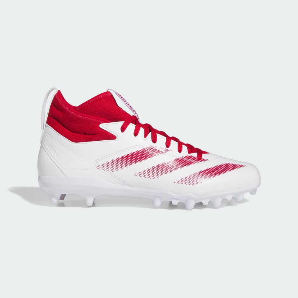 Chaussure de Foot Adidas Adizero Impact.2 Blanche Rouge Femme | XUZ-63544902