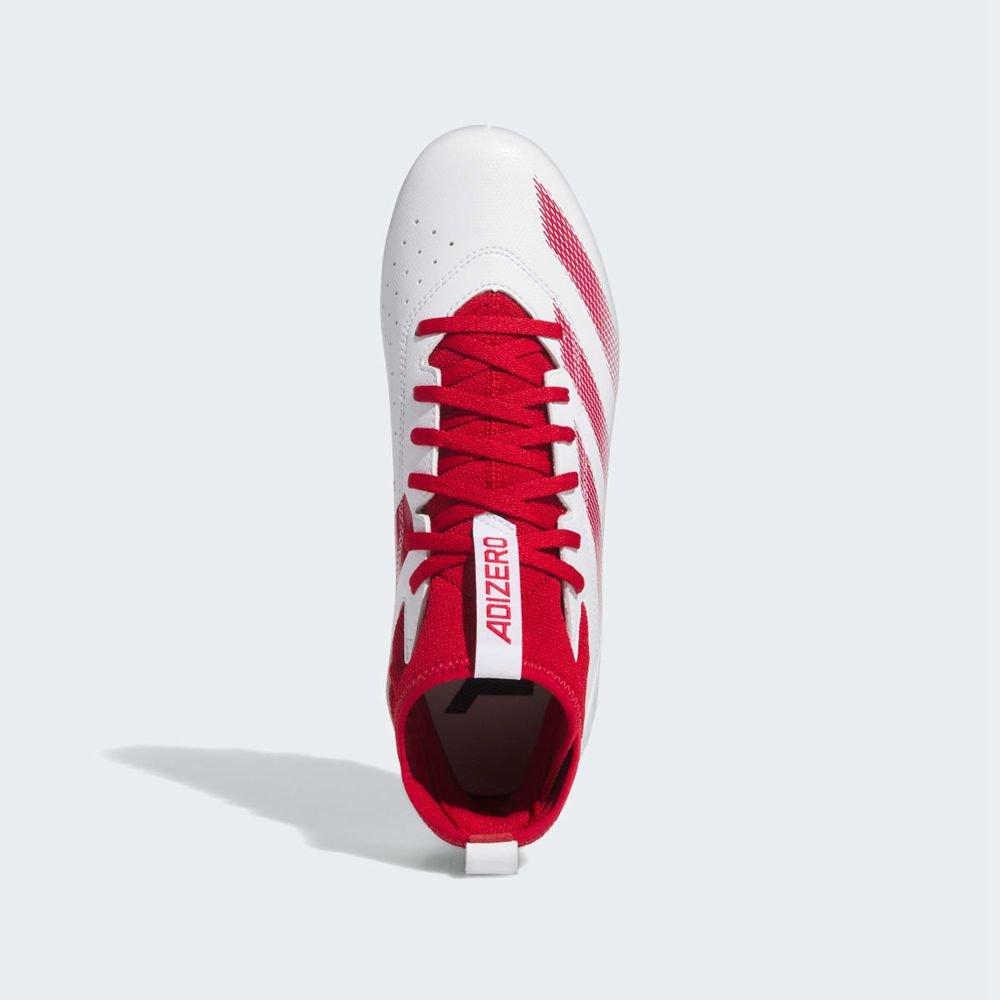 Chaussure de Foot Adidas Adizero Impact.2 Blanche Rouge Femme | XUZ-63544902