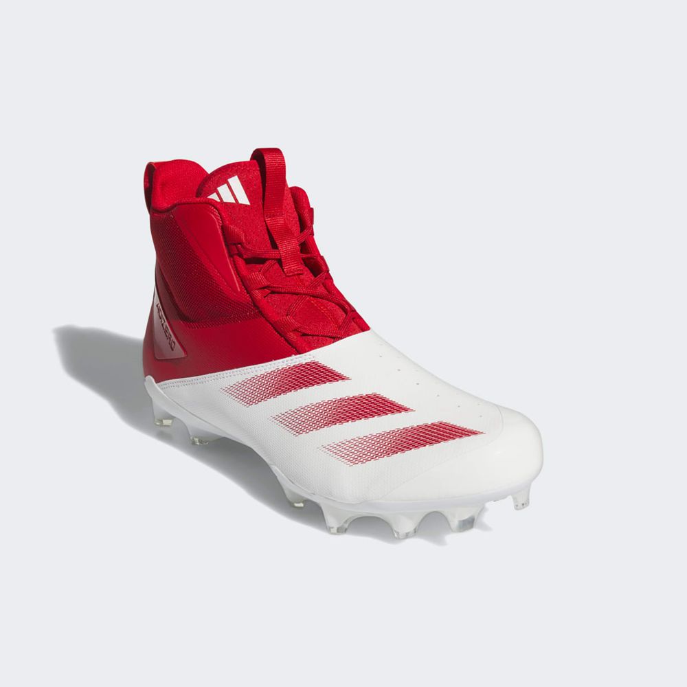 Chaussure de Foot Adidas Adizero Chaos Blanche Rouge Femme | UGX-57913993