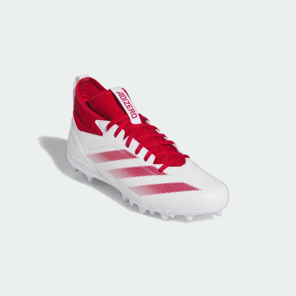 Chaussure de Foot Adidas Adizero Impact.2 Blanche Rouge Femme | XUZ-63544902