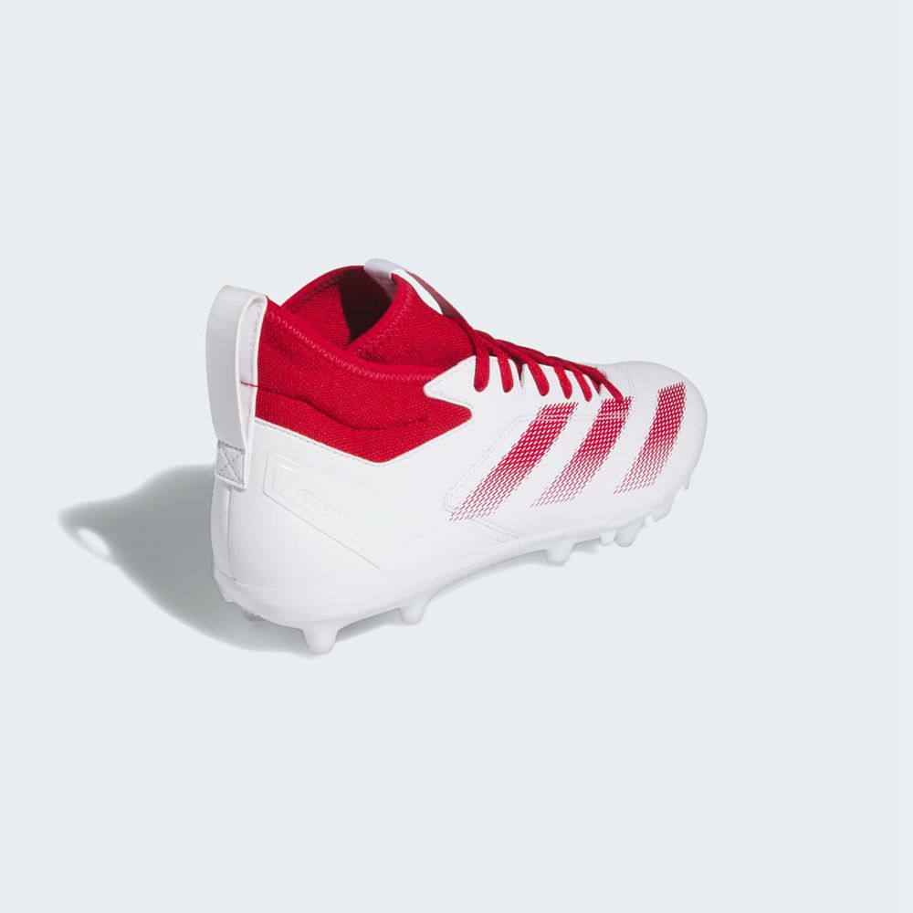 Chaussure de Foot Adidas Adizero Impact.2 Blanche Rouge Femme | XUZ-63544902