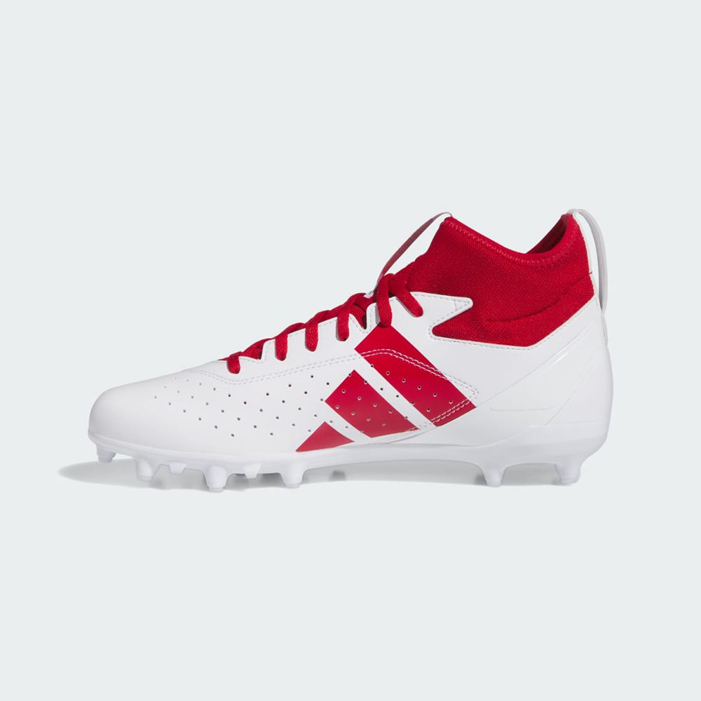 Chaussure de Foot Adidas Adizero Impact.2 Blanche Rouge Femme | XUZ-63544902