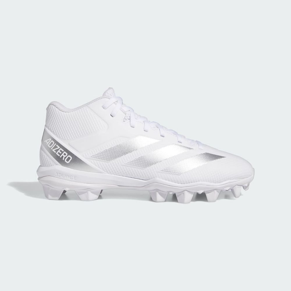 Chaussure de Foot Adidas Adizero Impact.2 Molded Blanche Argent Femme | DEJ-46857169