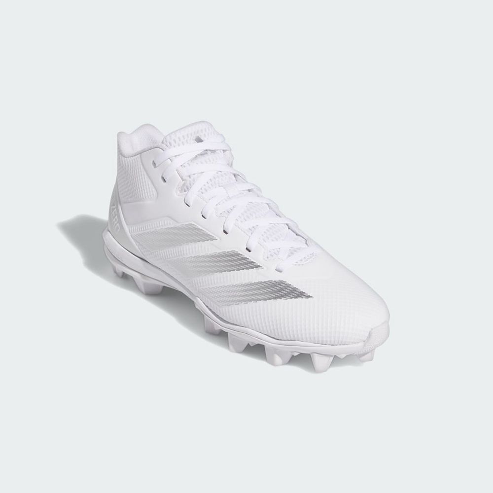 Chaussure de Foot Adidas Adizero Impact.2 Molded Blanche Argent Femme | DEJ-46857169