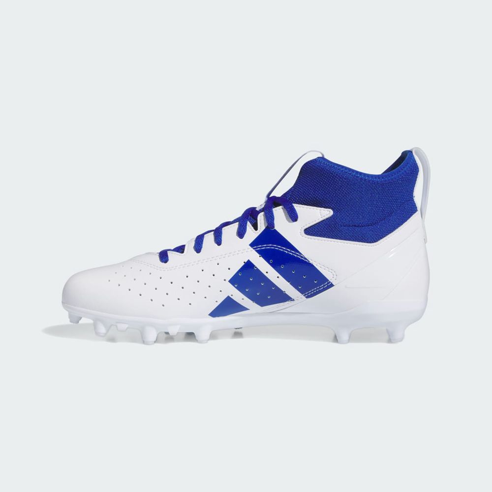 Chaussure de Foot Adidas Adizero Impact.2 Blanche Bleu Femme | EAE-36117124