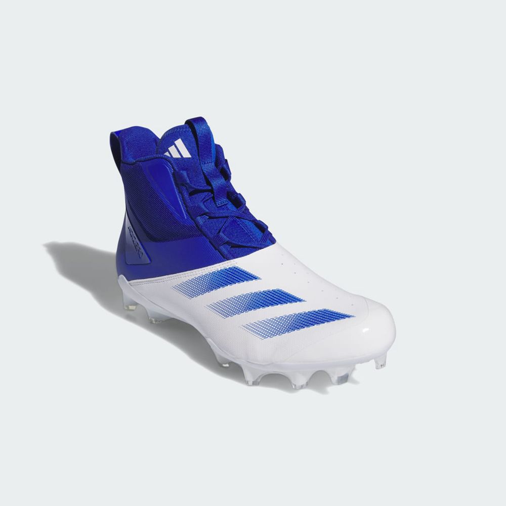 Chaussure de Foot Adidas Adizero Chaos Blanche Bleu Femme | CMK-83507332