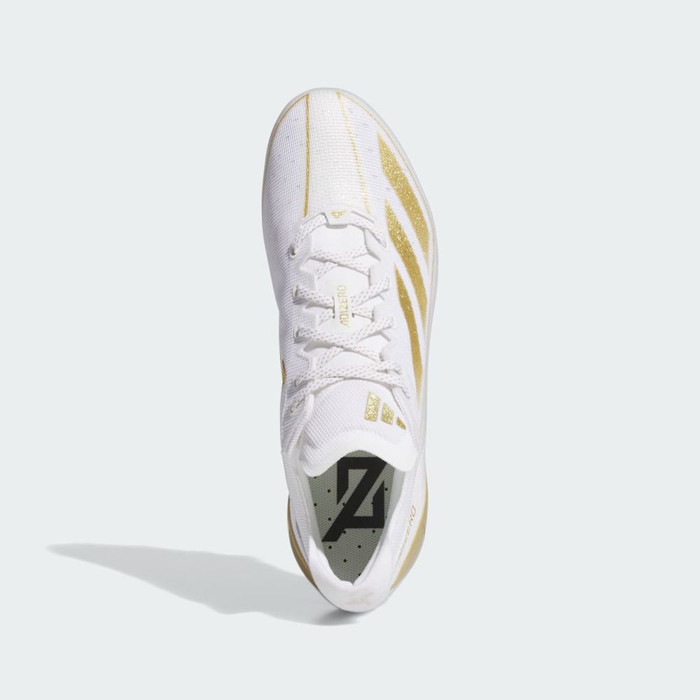 Chaussure de Foot Adidas Adizero Electric Blanche Doré Femme | NFW-63821301