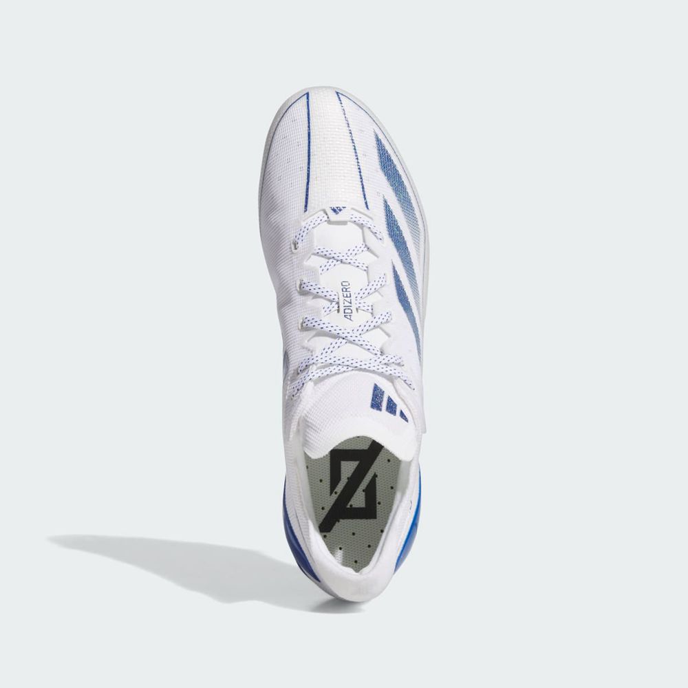 Chaussure de Foot Adidas Adizero Electric Blanche Bleu Femme | LQC-88700008