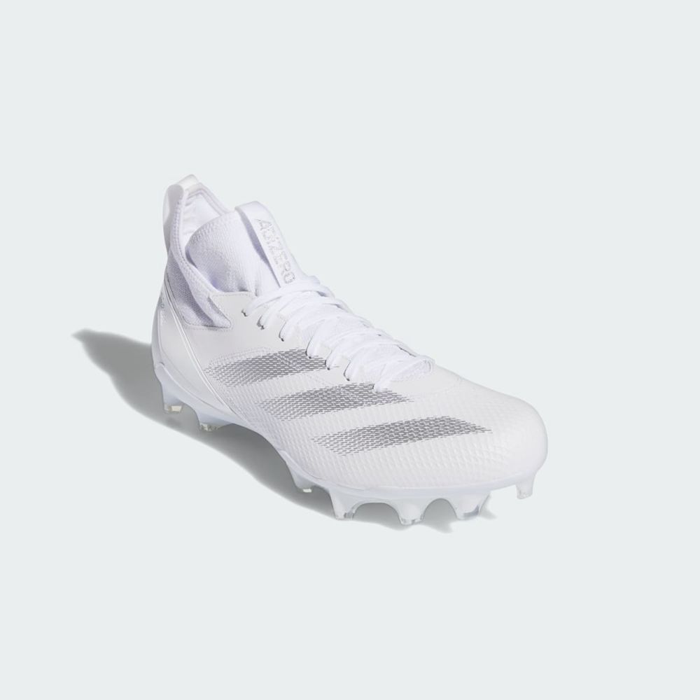 Chaussure de Foot Adidas Adizero Impact Blanche Argent Femme | MJM-43389902