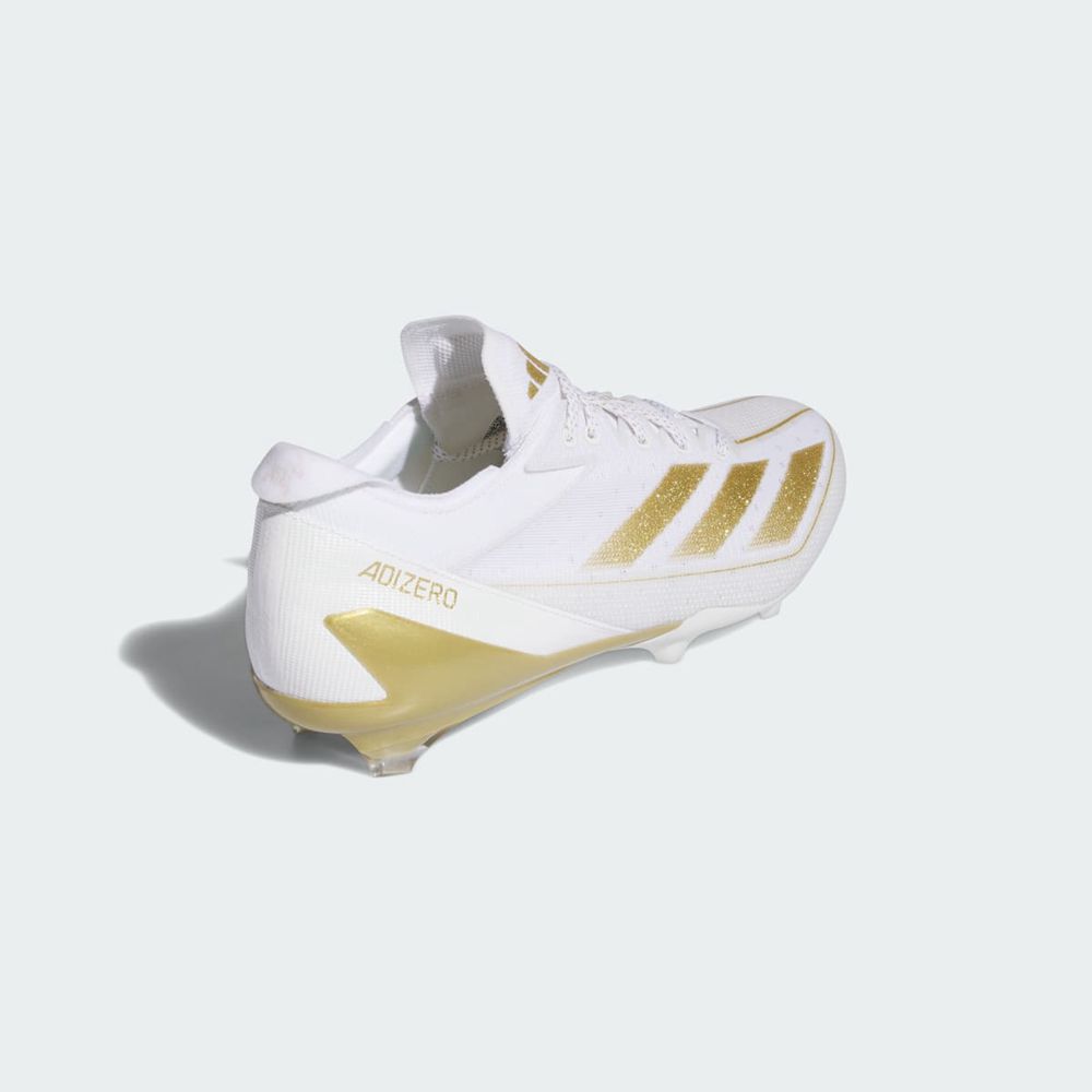 Chaussure de Foot Adidas Adizero Electric Blanche Doré Femme | NFW-63821301