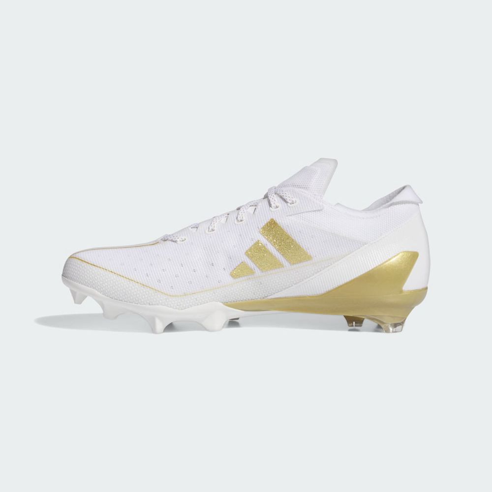 Chaussure de Foot Adidas Adizero Electric Blanche Doré Femme | NFW-63821301