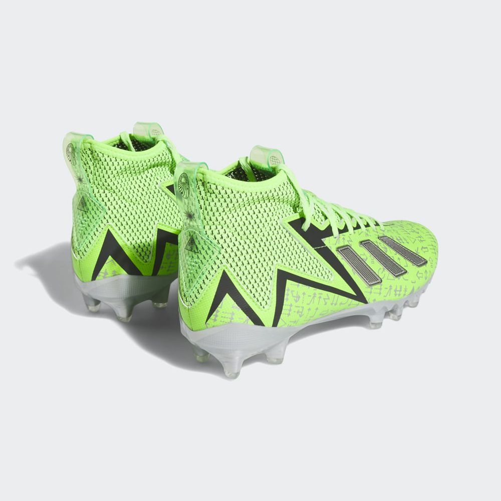 Chaussure de Foot Adidas Freak 23 Super Bowl Football Bounce Vert Argent Noir Femme | GBR-02578148