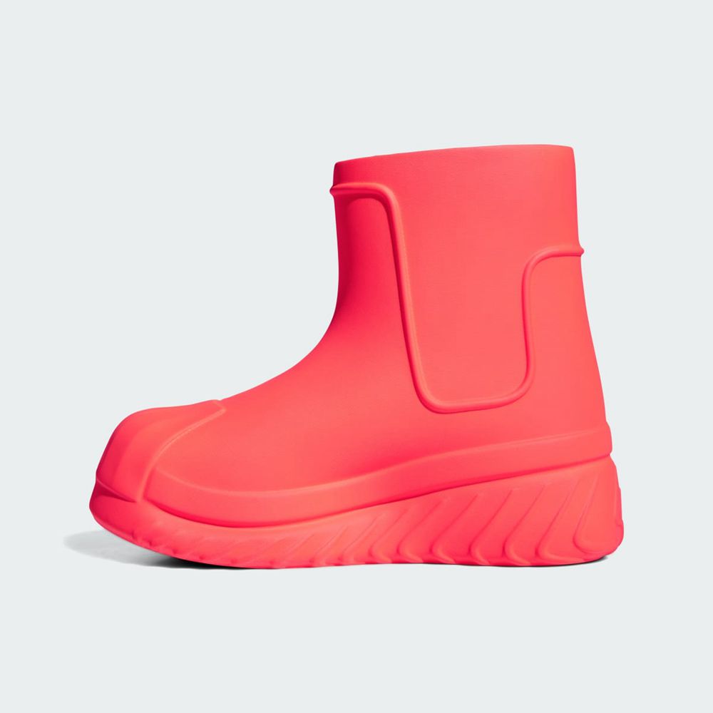 Botte Pluie Adidas Adifom SST Rouge Noir Femme | NWM-53897246