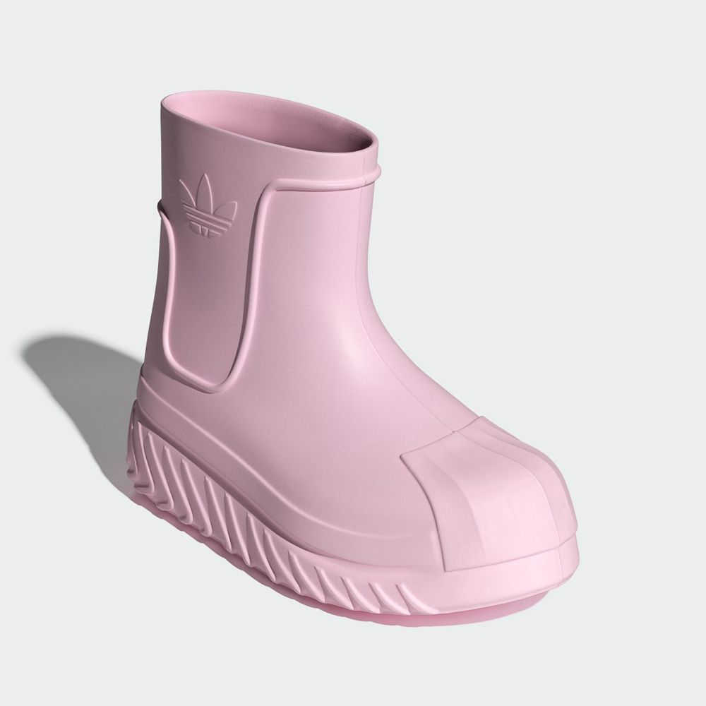 Botte Pluie Adidas Adifom SST Rose Noir Femme | UJS-39502876