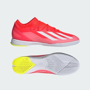 Chaussure Futsal Adidas X Crazyfast League Rouge Blanche Jaune Femme | QDV-10260152