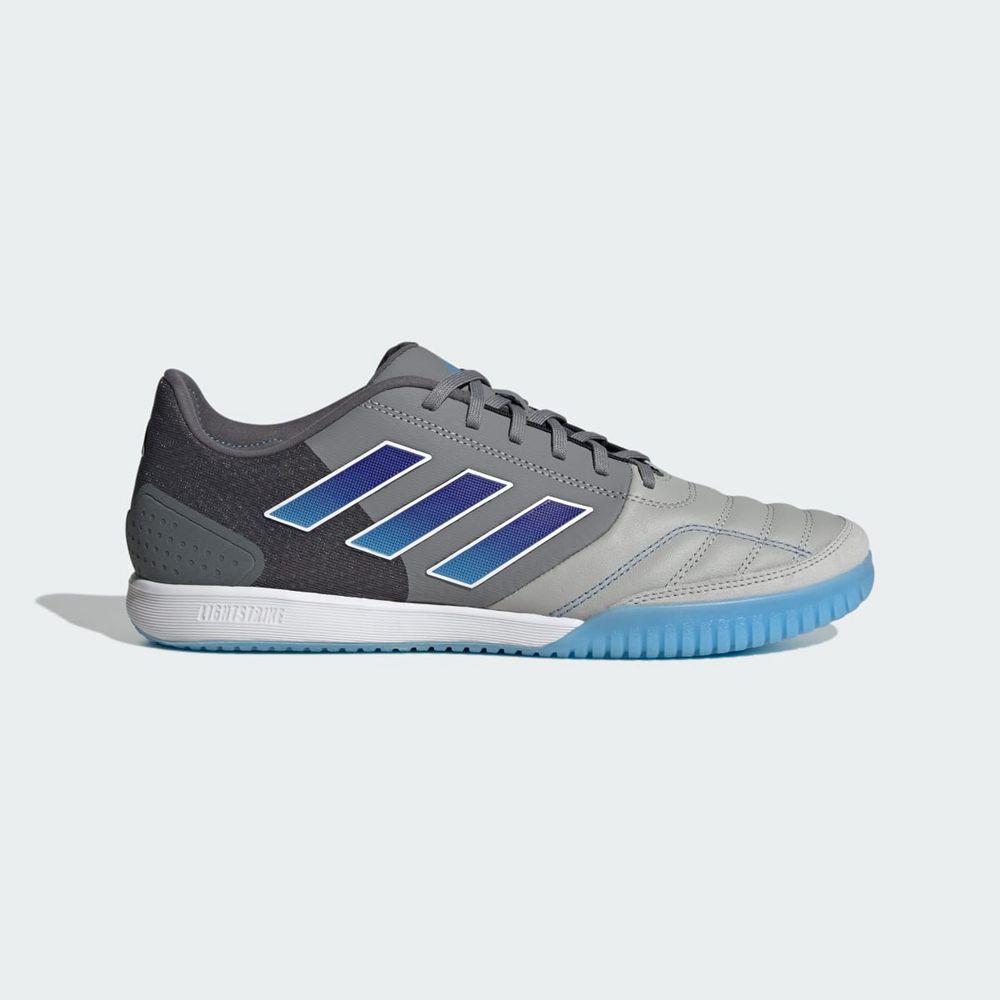 Chaussure Futsal Adidas Top Sala Competition Grise Bleu Femme | ZFR-72614381