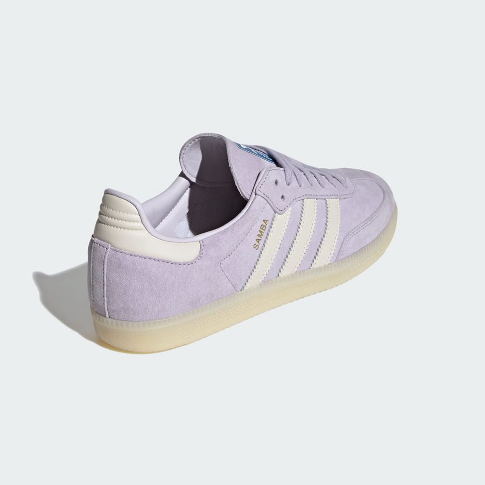 Chaussure Futsal Adidas Samba OG Argent Blanche Femme | ZRM-62243047