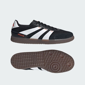 Chaussure Futsal Adidas Predator 24 League Low Freestyle Noir Blanche Rouge Femme | TZD-67667404