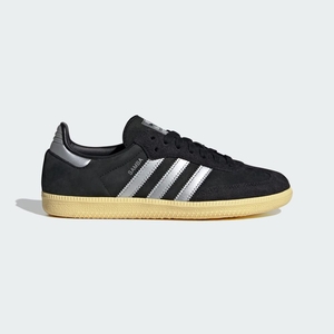 Chaussure Futsal Adidas Samba OG Noir Argent Jaune Femme | OWO-36909222