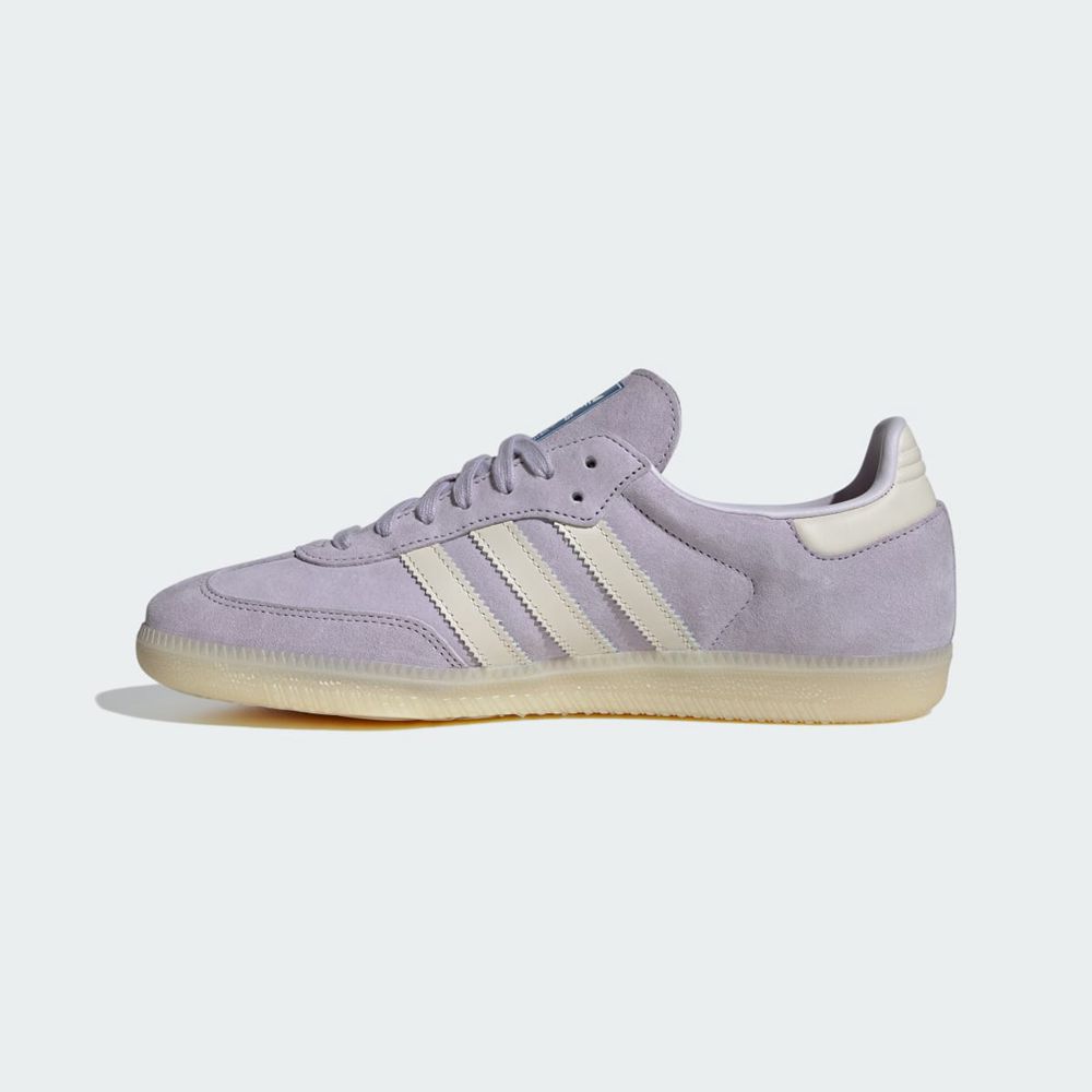 Chaussure Futsal Adidas Samba OG Argent Blanche Femme | ZRM-62243047