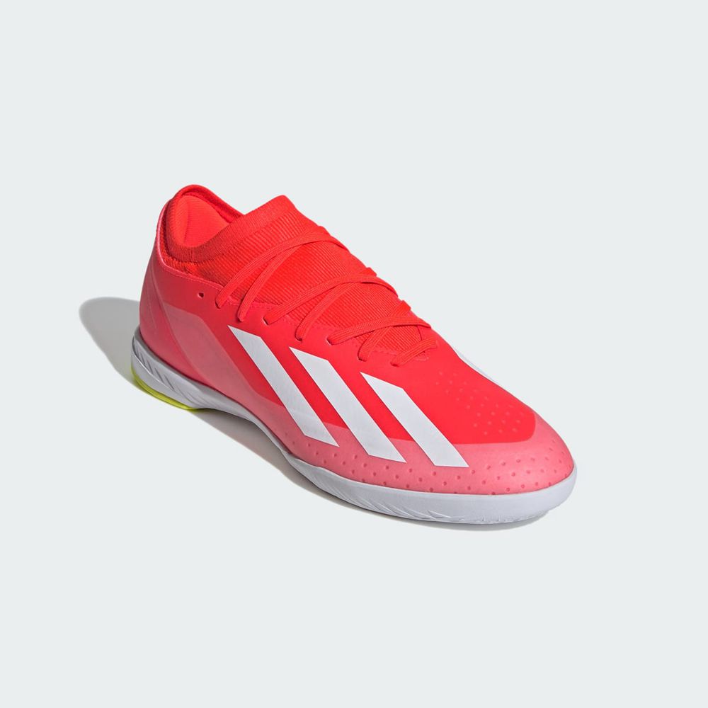 Chaussure Futsal Adidas X Crazyfast League Rouge Blanche Jaune Femme | QDV-10260152