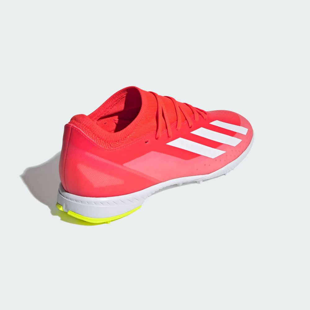 Chaussure Futsal Adidas X Crazyfast League Turf Rouge Blanche Jaune Femme | WWU-41840427